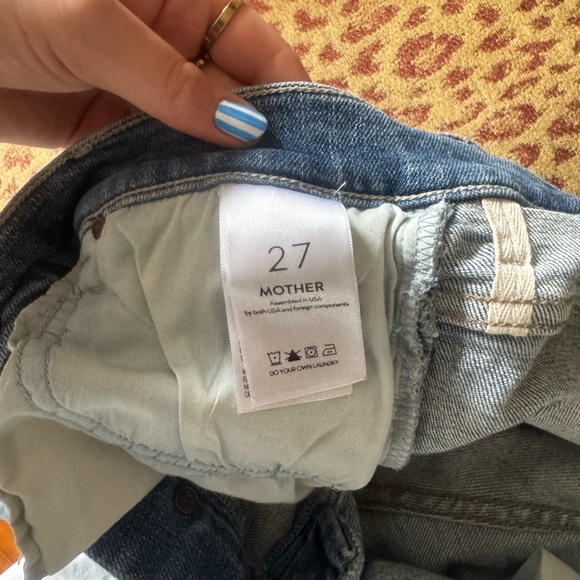 MOTHER High Rise Blue Jeans - Picture 3 of 3